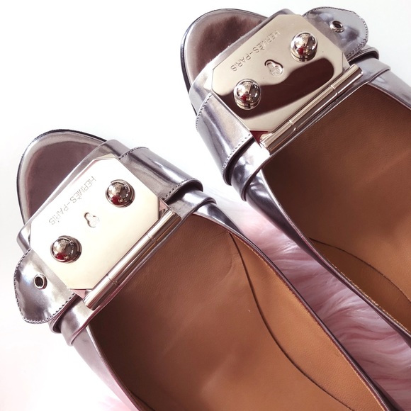 Hermès PHW Buckle Flats Size 7 / 37 - Picture 6 of 7